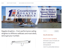 Tablet Screenshot of championshipregattagraphics.com
